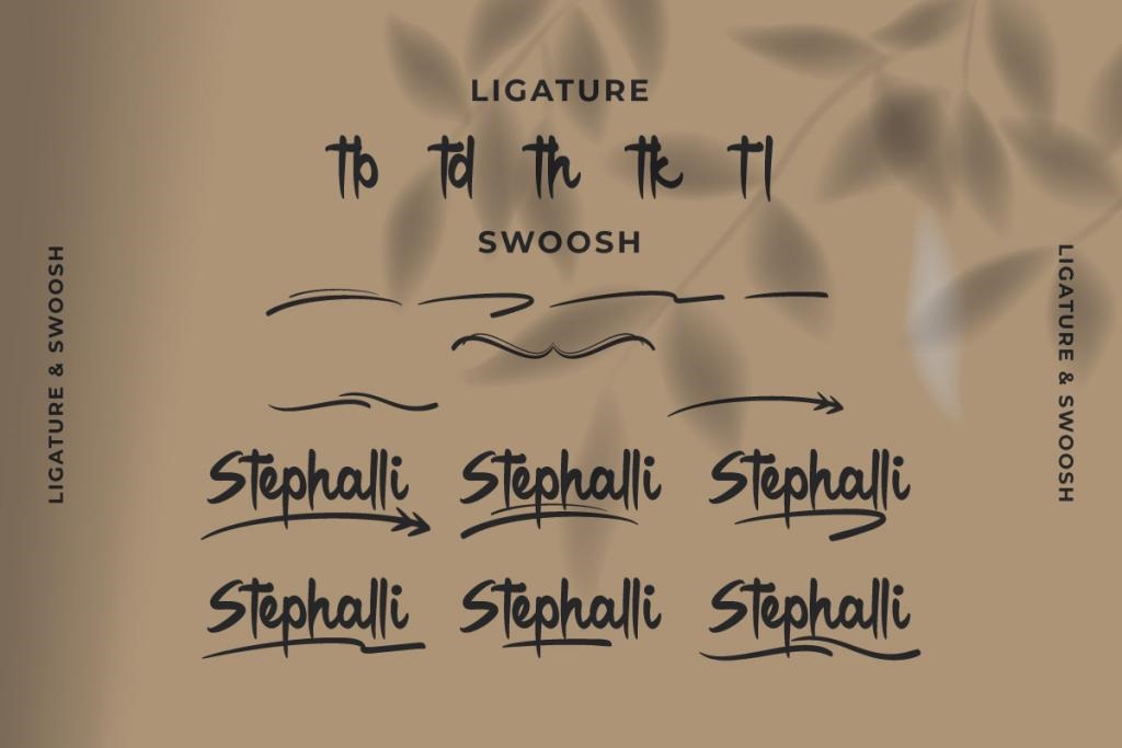 Stephalli Demo Font