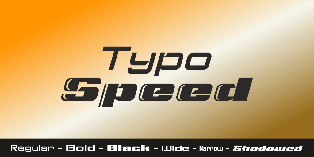 Typo Speed Demo Family