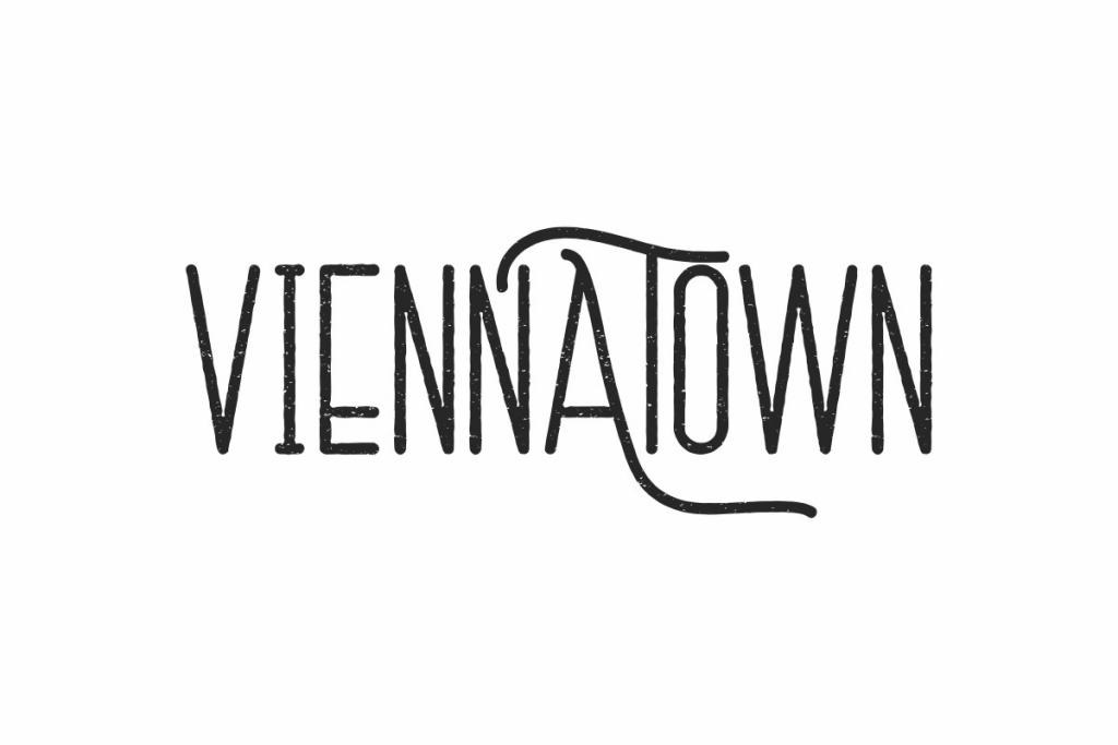 Vienna Town Demo Font