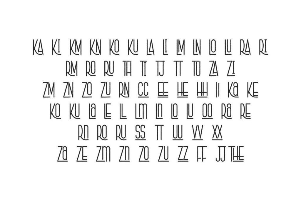 Vienna Town Demo Font