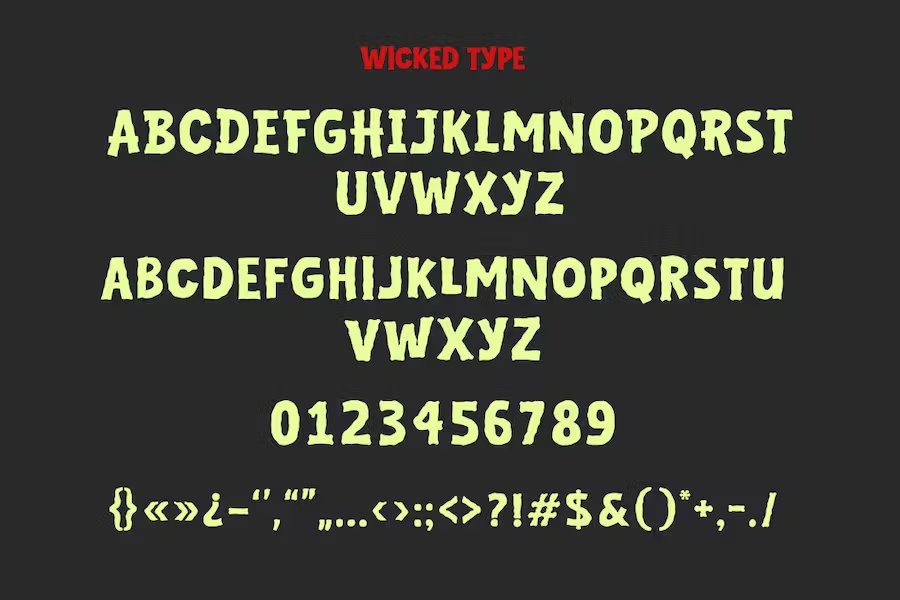 Wicked Type